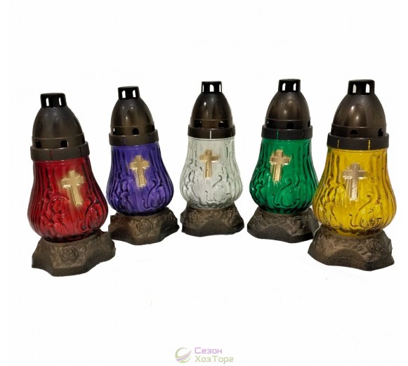 Лампадка стеклянная на 18 часов "Огонек"  